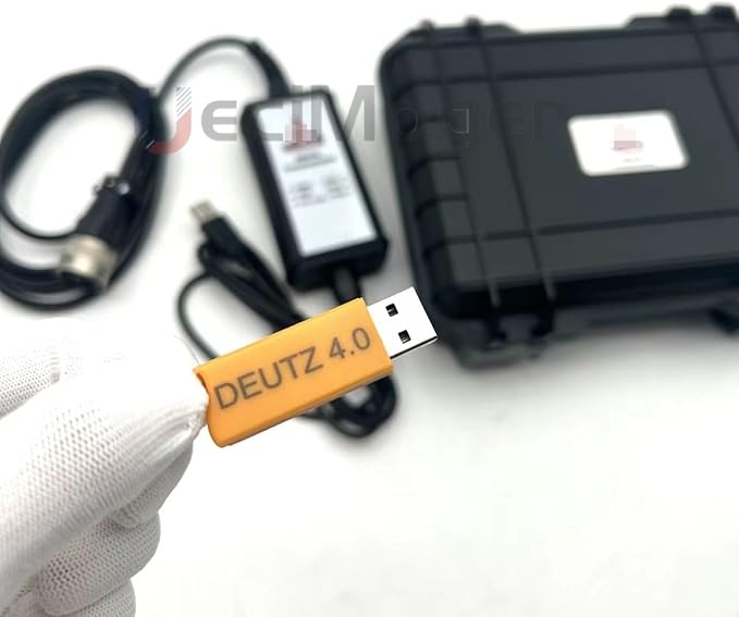 Diesel Laptops for Deutz Diagnostic Scanner Tool for Deutz DeCOM SerDia Support CAN K/L-Line with Serida 4.0 Dongle Software+Serpic (Adapter with 4.0 Dongle+Serpic(CF54))