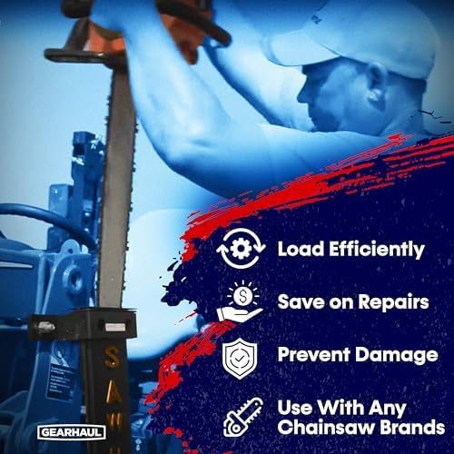 SawHaul Universal Tractor Chainsaw Holder - Made in Kansas USA - Fixed Mount Chainsaw Carrier (20" Green) Compatible w/All Brands