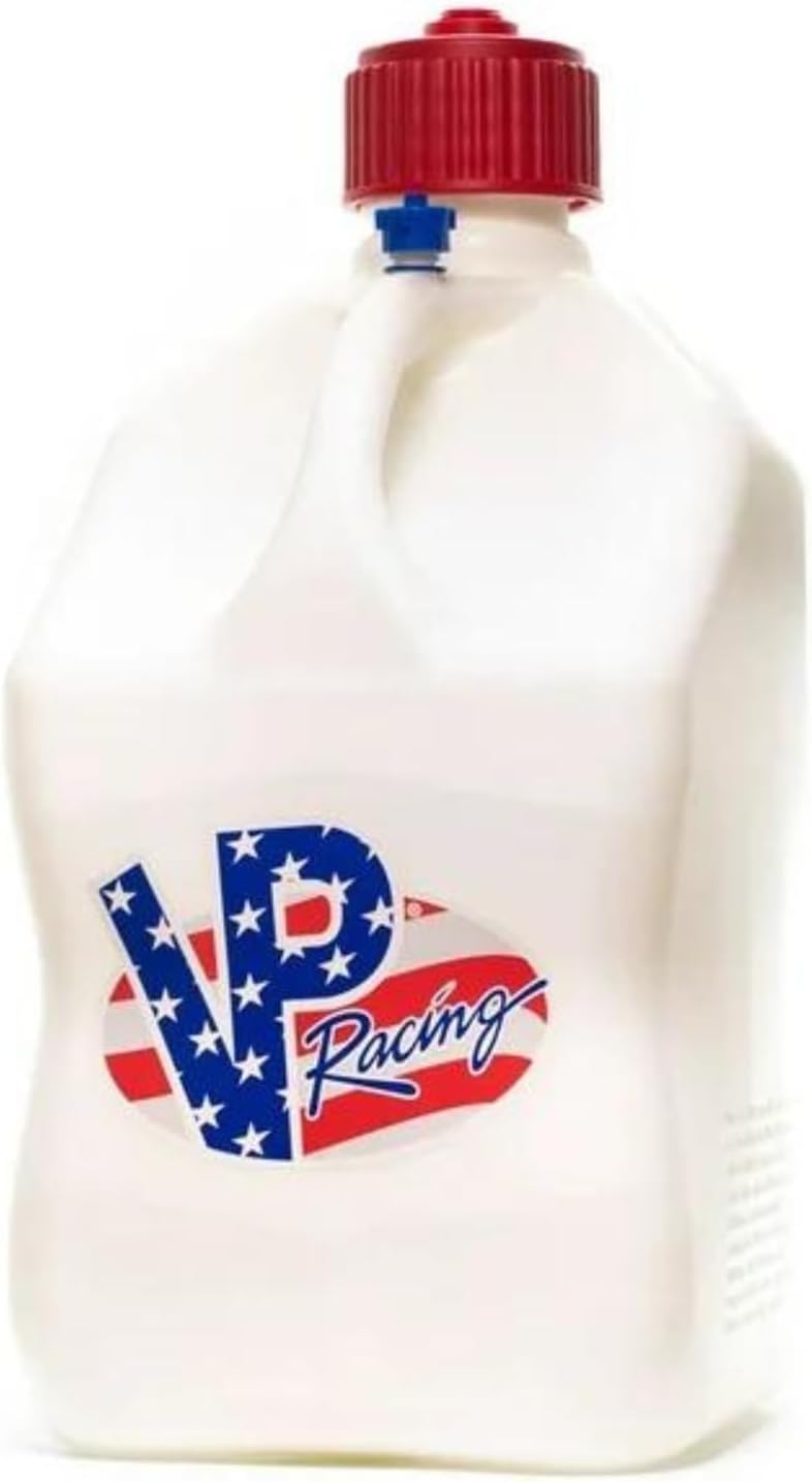 VP Racing Utility Container 5.5 Gallon - 4 Pack With 4 Deluxe Hoses and a Get Bent Hose Bender (Patriot, 4 Pack)