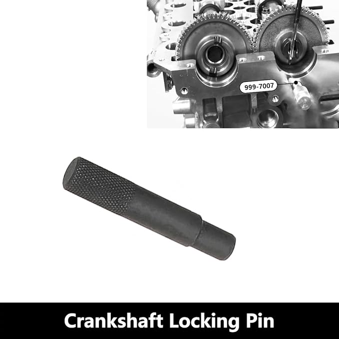 DPTOOL Crankshaft Pulley Holding Tool Holder Wrench Compatible with Volvo C30 C70 S40 S60 S70 S80 V40 V50 V70 XC70 XC90 2.0L 2.4L 2.5L 5 Cyl Diesel Engine Replace 999-5433 303-1179 999-7005 999-7007