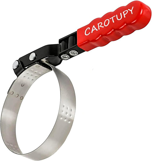 Standard Oil Filter Wrench, Oil Filter Wrench Tool Fits Filter from 3-1/4" to 3-6/7" for Cars, Motorcycles and SUV