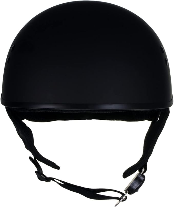 Hot Leathers Advanced Motorcycle DOT Skull Cap Classic Half Helmets Biker HLT