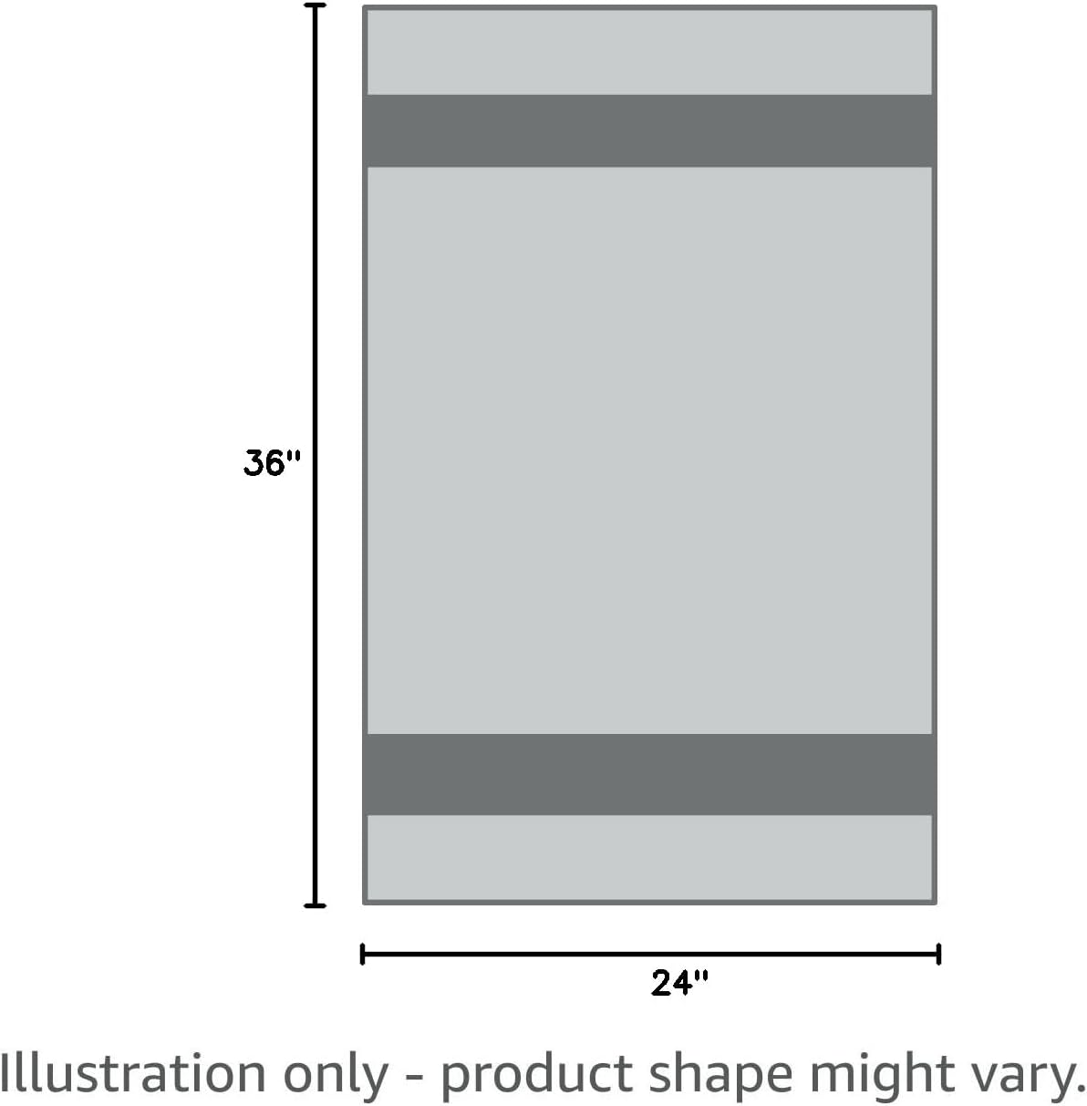 SOFTBATFY 1200 GSM 36" x 24"Dual Sided Microfiber Car Cleaning Drying Towel with Twist Pile, Super Absorbent, Scratch-Free, Machine Washable(Red-Grey)