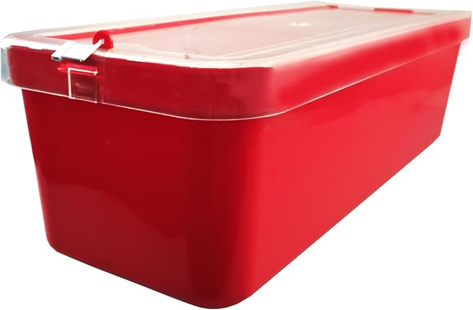 Victory Fire Extinguisher Cabinet Box Plastic Red Cabinet with Cover for 5lb 10lb Extinguisher (for 5LB Fire Extinguisher)