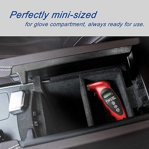 Foval Digital Tire Pressure Gauge 150 PSI for Car Truck Pickup Bicycle Instant Read with Backlit LCD and Non-Slip Grip for Father’s Day (2)
