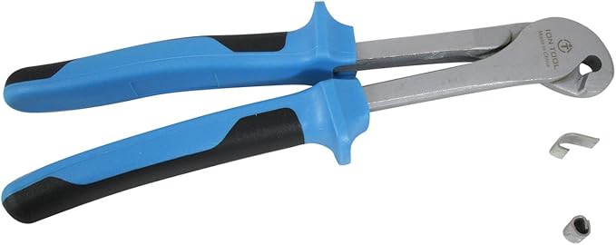 J-Clip Pliers, Comfort Grip 8" Long Heavy Duty, Cage Building