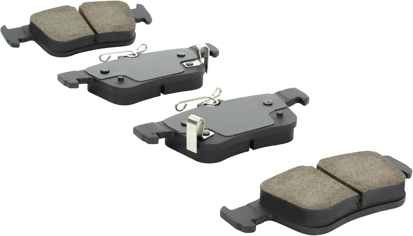 Premium Ceramic Rear Brake Pads (1001-1878C) Compatible with Acura Integra 2024-2025, Acura RDX 2019-2022, Honda City 2016-2016, Honda Civic 2016-2025