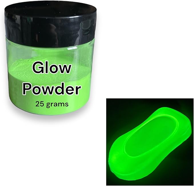 LiME LiNE Base Coat Maker Pigment Powder, Automotive Grade, Basecoat (Green Glow in the Dark)