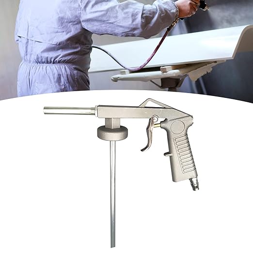 Air Undercoat Gun, Handheld Pneumatic Steel Chassis Armor Undercoating Spray Tool Pneumatic Automotive Application Sprayer for Automobile, Industry, Construction