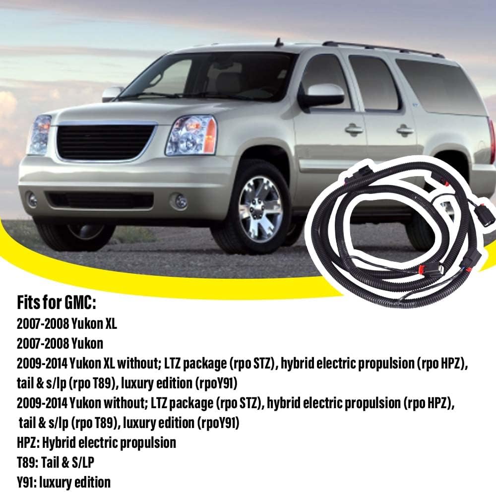 Rear Back Up Sensor Wire Harness Fits for Chevy Suburban Tahoe GMC Yukon Replaces 22899761