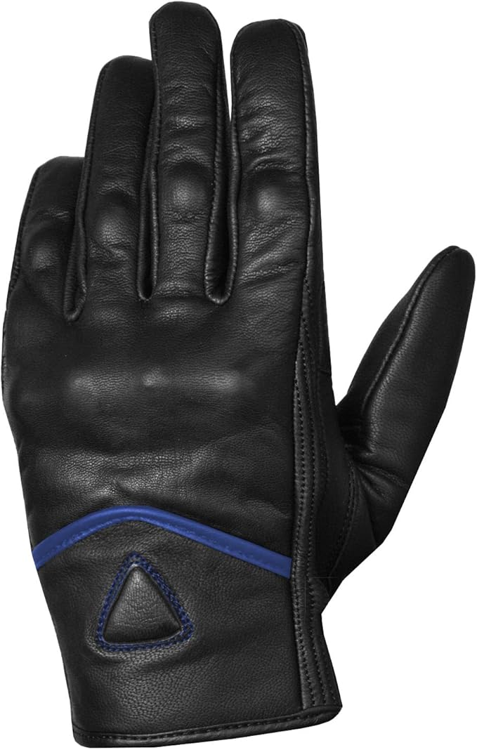 Jackets 4 Bikes Motorcycle Gloves - Premium Leather for Men Women, Touchscreen, Non-Slip, Motorbike Cruiser Street Biker Protector Glove