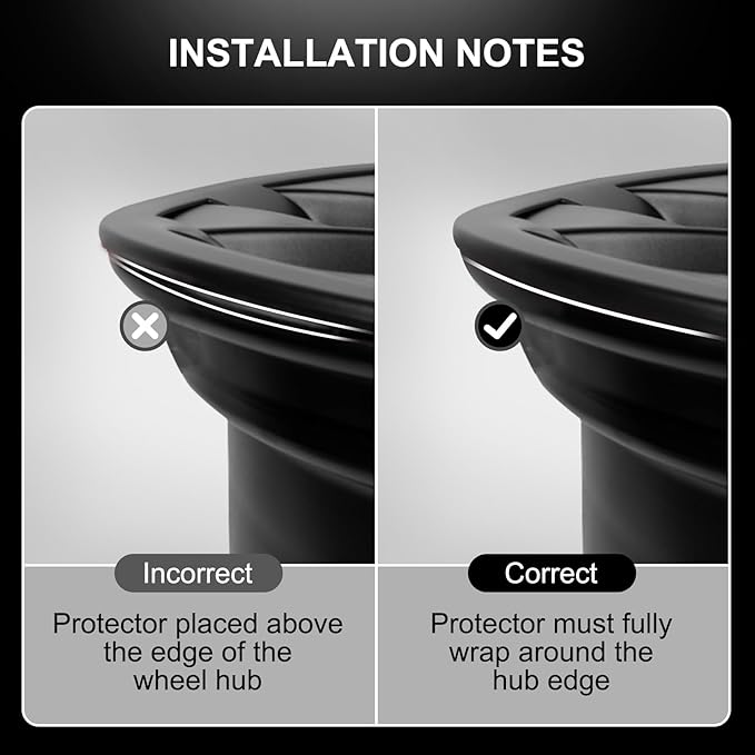 Rim Protector, 22" Wheel Protection Ring, Wheel Rim Protector with Aluminium Alloy Material, Strips for Curb Rash Prevention, Wheel Accessories for All Cars, Trucks, SUVs and Tesla All Models, 4PCS
