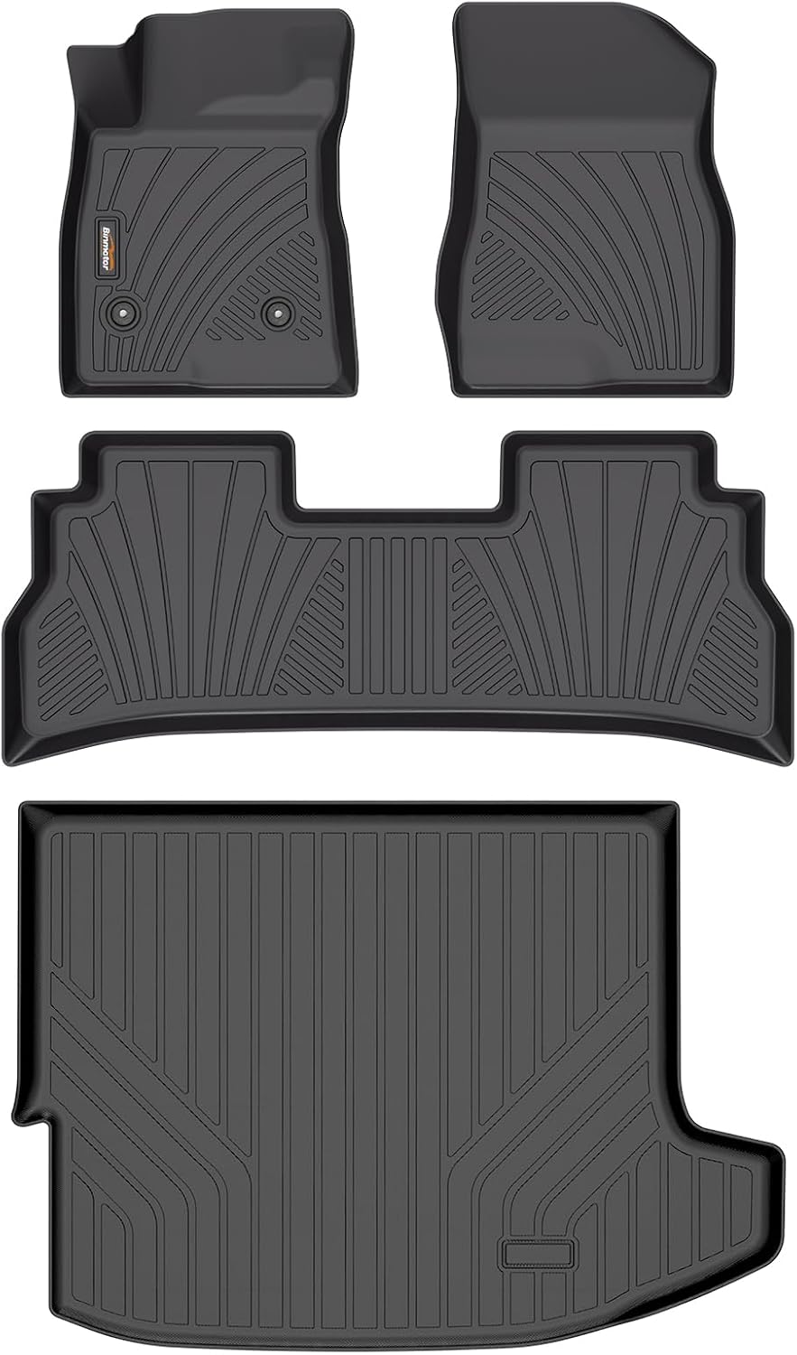 Binmotor-Floor Mats Cargo Liner for Chevrolet 2024 2025 Chevy Trax (LS, ACTIV, LT, 1RS, 2RS) /Buick Envista, Trax All Weather Mats for Buick Envista, 2025 Trax Accessories for 2025 Buick Envista