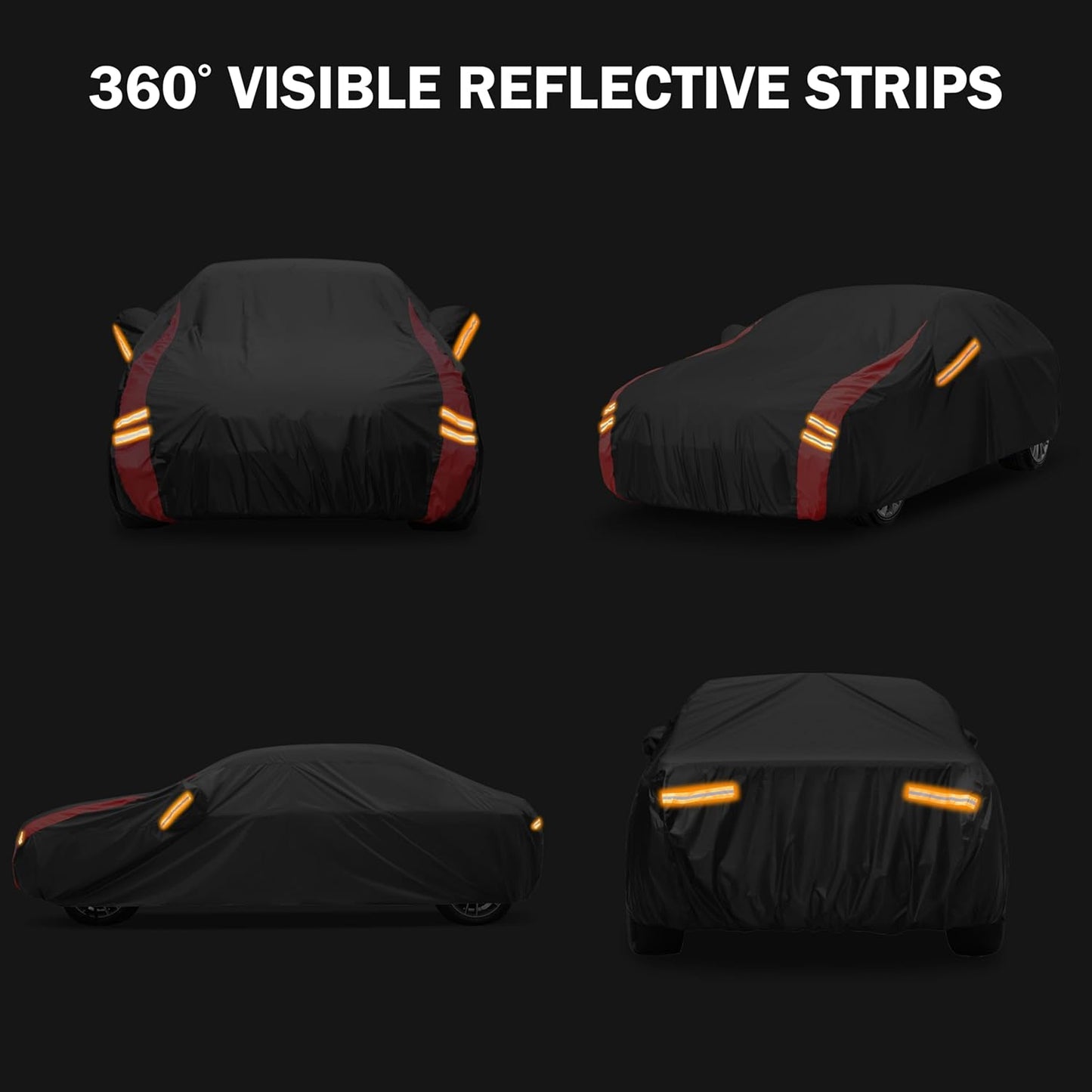 Car Cover Automobiles Waterproof All Weather for for Sports Coupe,Universal Fit Audi TT, BMW Z4, Porsche 718 Boxster Cayman, Nissan 350Z/370Z, Subaru BRZ, Mazda RX-7 etc(See Size Chart)