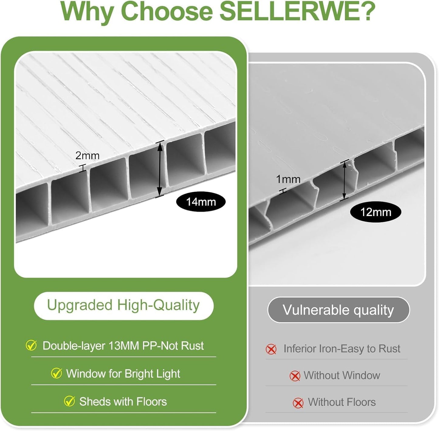 8x6 FT Outdoor Storage Shed, Waterproof Resin Shed with Floor Included & Lockable Door & Window & Vents, Outside Plastic Sheds for Backyard, Patio, Poolside, Lawn, Dove Grey