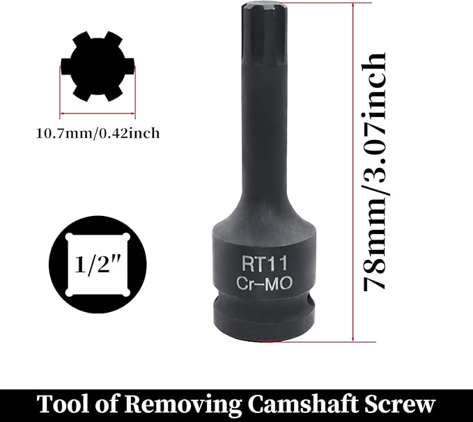 303-1655 303-1633 Engine Camshaft Alignment Tool, Compatible with Ford 3.5L EcoBoost V6 Upgraded F-150 Lincoln Navigator, with Camshaft Roller Follower to Remove Install Roller Rocker Follower, RT11