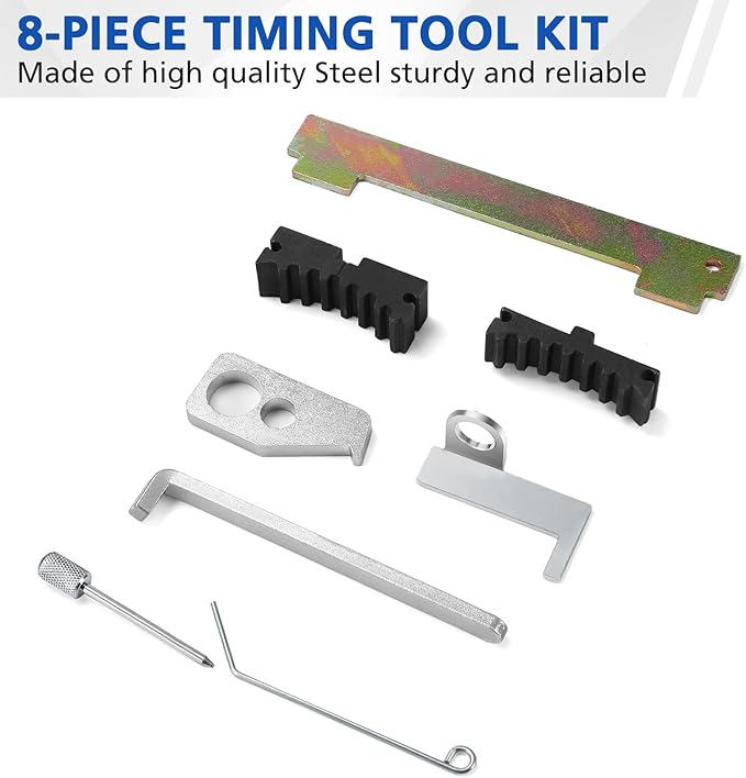 BETOOLL Engine Camshaft Alignment Locking Timing Tool Kit, Camshaft Holding Tool Compatible with Chevy Cruze Chevrolet Alfa Romeo 16V 1.6 1.8 en6340 km6340