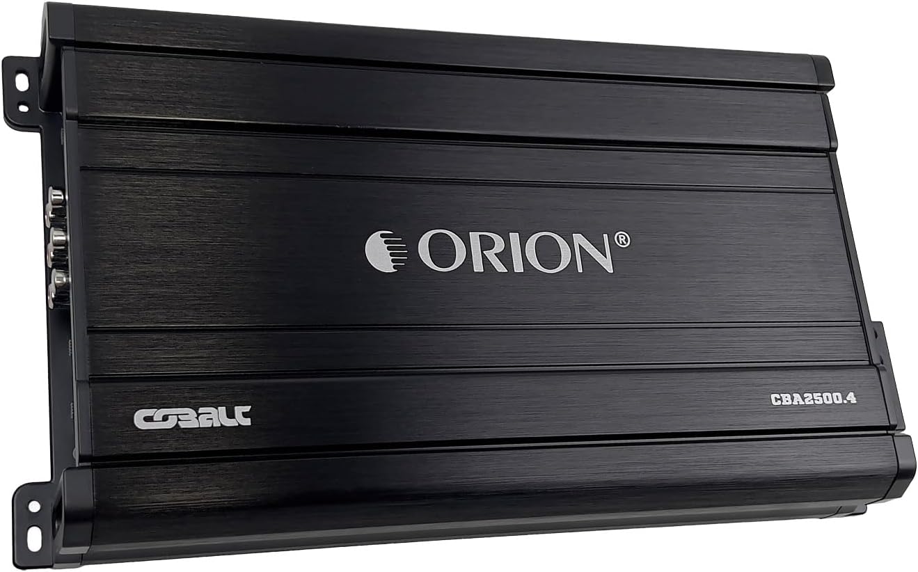 Orion Cobalt Series CBA2500.4 High Efficiency 4-Channel Class A/B Amplifier for Car Audio Stereo – 2500W High Output, 2/4 Ohm Stable, Adjustable Low/High Pass, Bass Boost, MOSFET Power Supply
