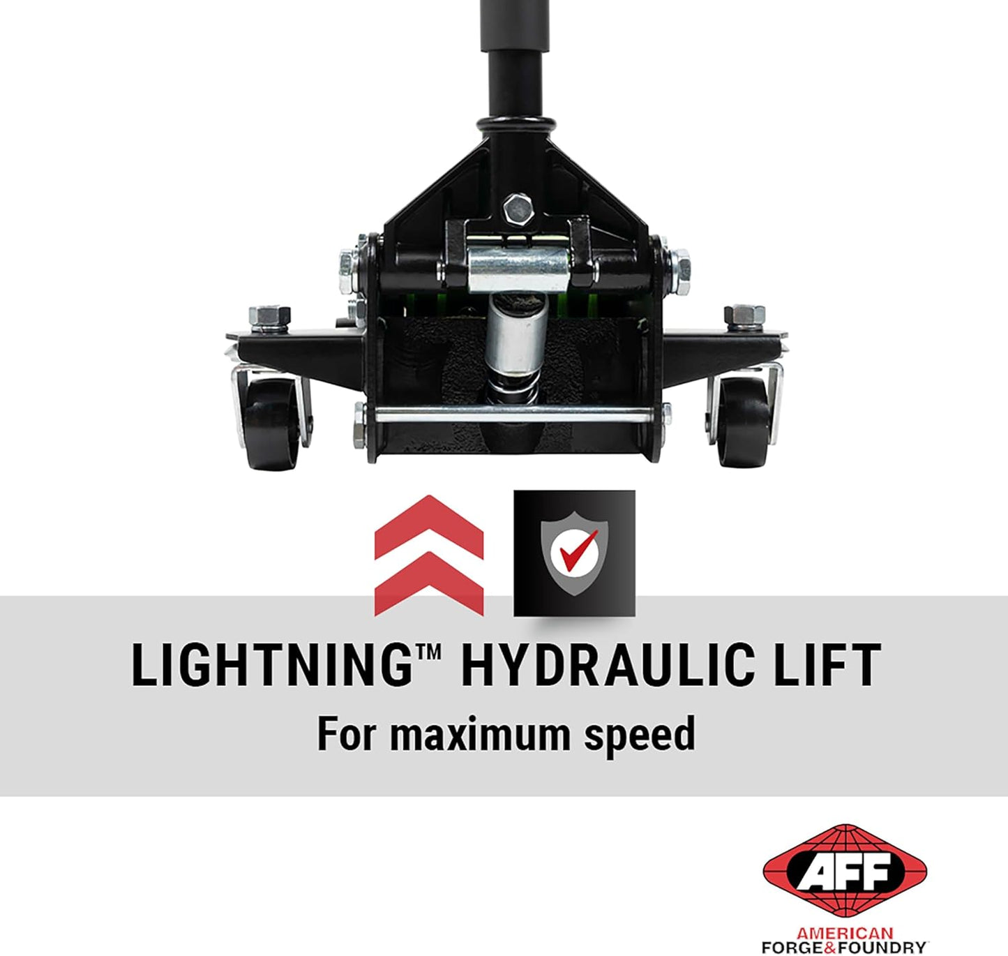 AFF Viking 3.5 Ton Floor Jack - Low Profile Car Jack with Lightning Lift Hydraulic - Heavy Duty