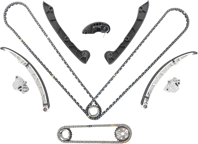 Engine Timing Chain Kit LR032048 LR072638 LR051013 Fits for 2011-2013 LR4 5.0L V8,for 2010-2015 RANGE ROVER SPORT 3.0L 5.0L,for 2010-2015 RANGE ROVER 5.0L Timing Chain Kit Parts