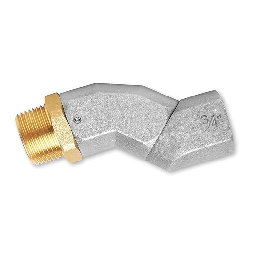 3/4 Inch NPT Fuel Hose Swivel 360 Rotating Connector for Fuel Nozzle Multi Plane Fuel Plane Swivel