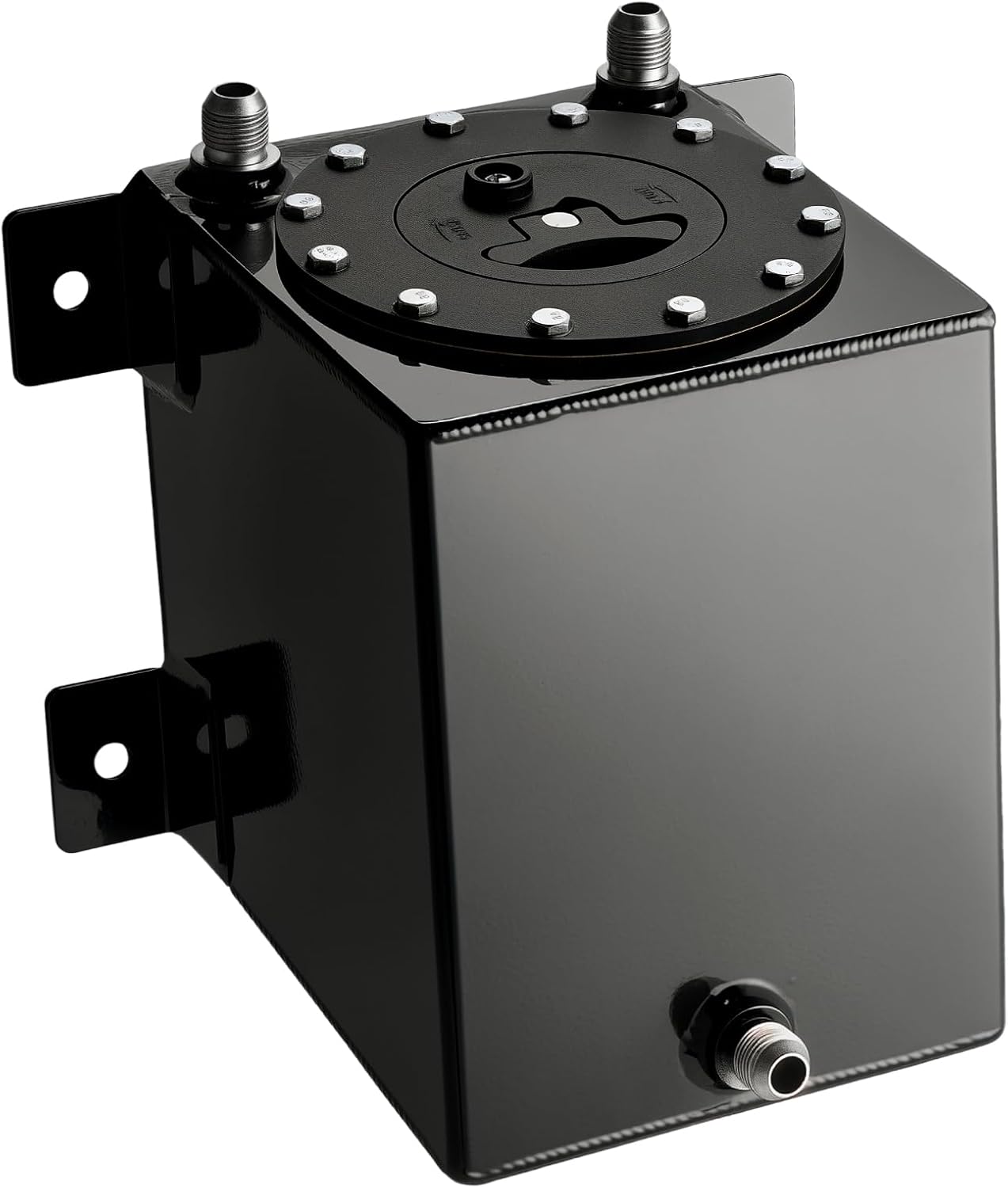 EVIL ENERGY 1 Gallon Fuel Cell Gas Tank Aluminum with Cap Street Drift Black