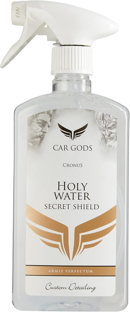 Car Gods Holy Water Secret Shield Polish, Paint Sealant, Protection Against Water and UV Damage, Hydrophobic Nano Coat Repels Dirt., 17 Fl Oz