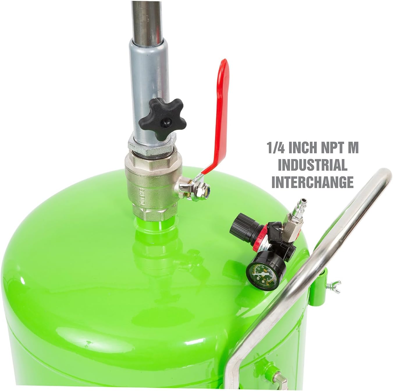 OEMTOOLS 87042 18 Gallon Portable Oil Lift Drain, Waste Oil Drain with Steel Waste Oil Container, Oil Changing, Oil Dolly for Motor Oil Drain, Funnel Drain