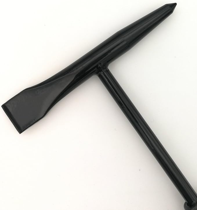 Welding Chipping Hammer with Coil Spring Handle,10.5",Cone and Vertical Chisel,10" Wire Brush
