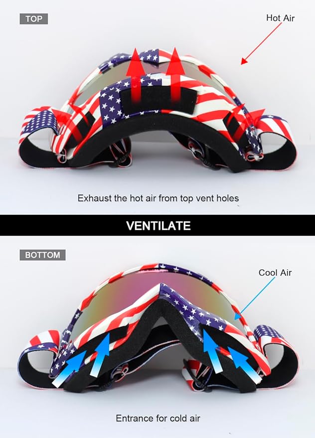 SPOSUNE Dirt Bike ATV Goggles UV400 Motorcycle Goggles for Men Women Youth Motocross Riding Goggles Windproof Dustproof