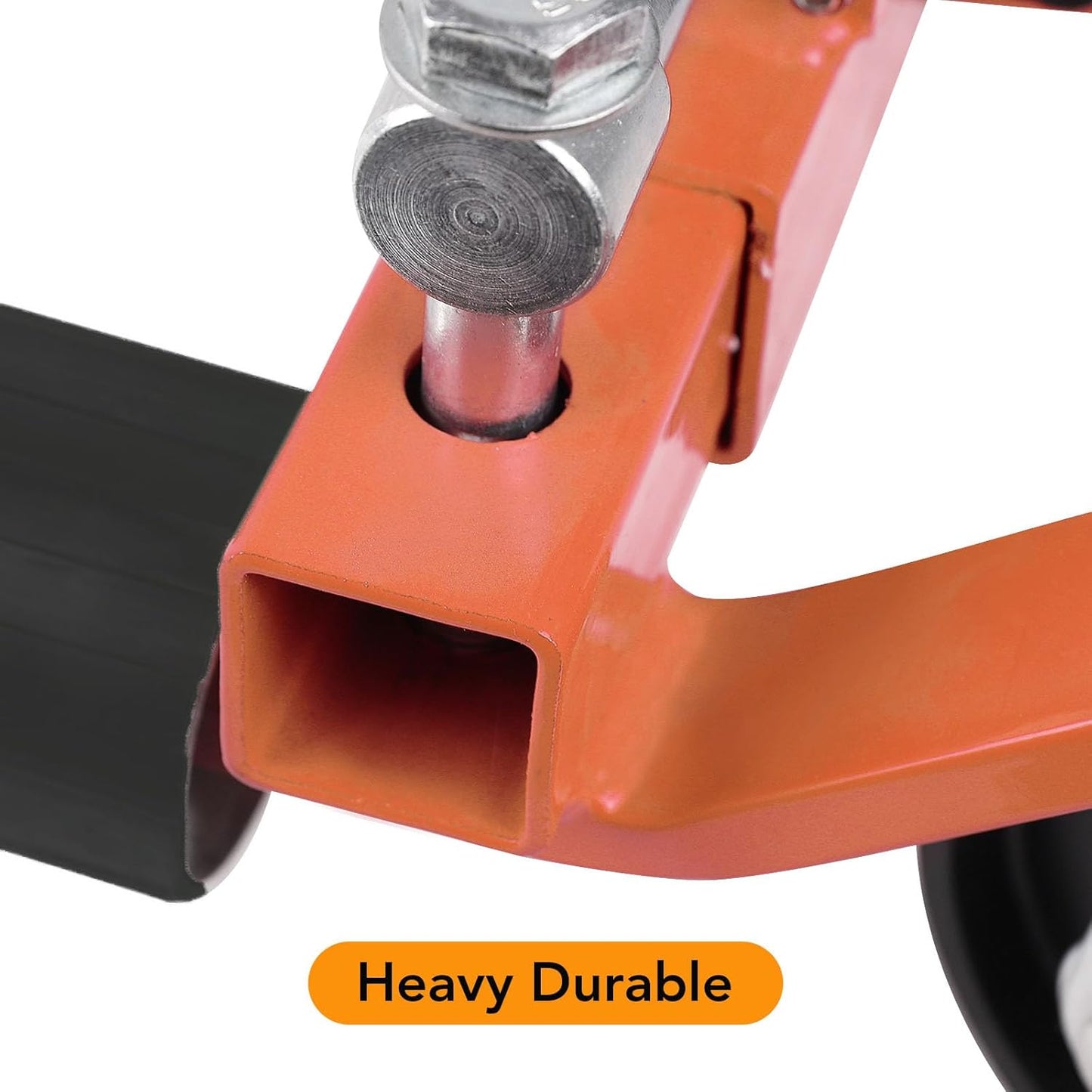 2 Pcs Car Wheel Dolly with Hydraulic Tire Jack, 1500LBS Capacity Trailer Dolly for Vehicle Positioning for Truck RV Trailer, Orange