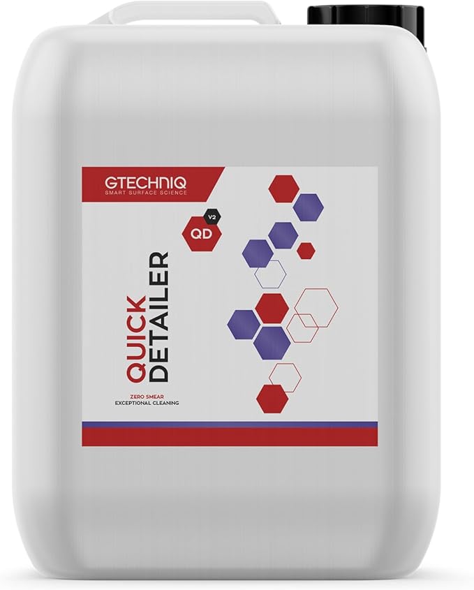 Gtechniq Quick Detailer Spray Car Polish Removes Fingerprints and Watermarks, Detailing Spray Suitable for Bodywork 5000ml, Car Accessories for Car Detailing Kit