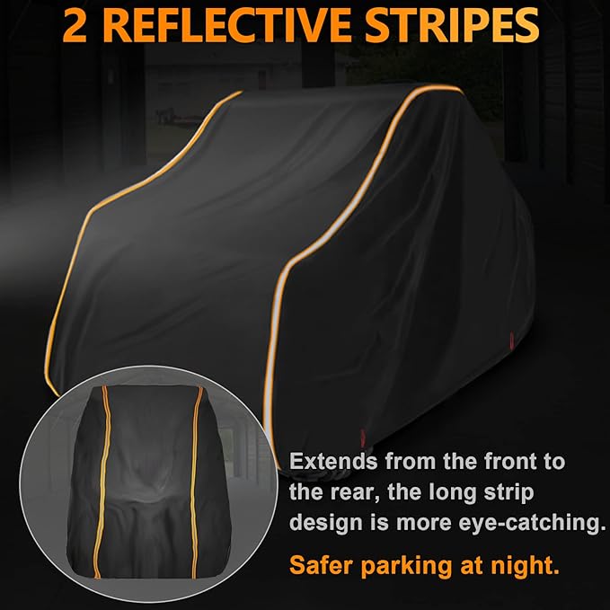 StarknightMT RZR UTV Cover 2-3 Seater - Waterproof 420D Heavy Duty Outdoor Storage Cover Compatible with Polaris RZR Ranger Commander Defender YXZ 1000R Rhino Pioneer Maverick Sport ZFORCE General