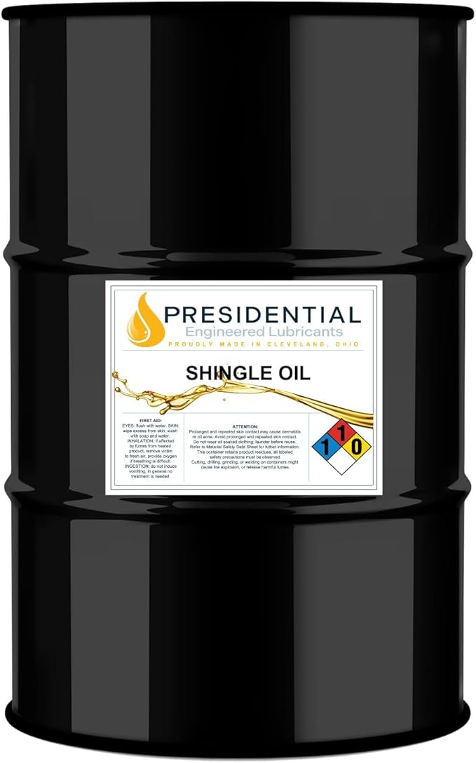 Presidential Shingle Oil - Indoor & Outdoor Wood Sealer for Protection of Wood Surfaces - Reduces Weathering - Low Odor - Enhances Natural Appearance - Made in USA (55 Gallon Drum)