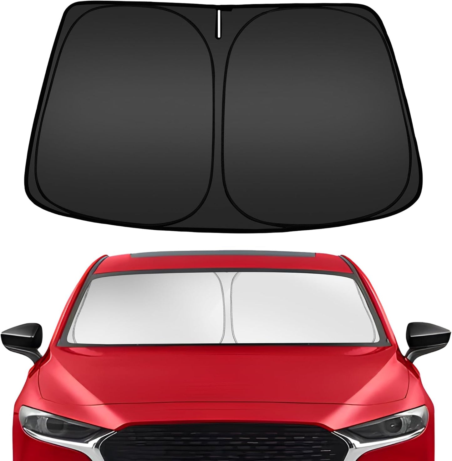 ARISMOTOR Windshield Sun Shade for Mazda 3 Mazda3 2019-2025, Custom Fit Foldable Front Window Sunshade Sun Visor Protector, Block UV Rays Keep Your Car Cooler