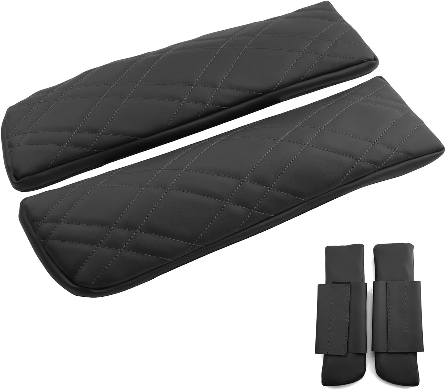 SXCY for 2022-2024 2025 BMW iX Armrest Cover [Add Pad] 2024 2025 iX Center Console Cover for 2024 2025 BMW iX Console Cover Pad 2022-2024 2025 iX Accessory (Black)
