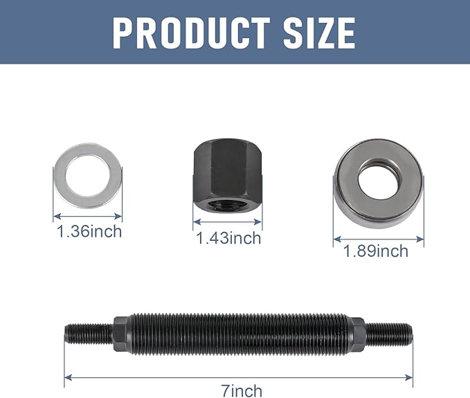 Harmonic Balancer Installation Tool Compatible with Chevy SBC BBC Cranks Replaces# 66515