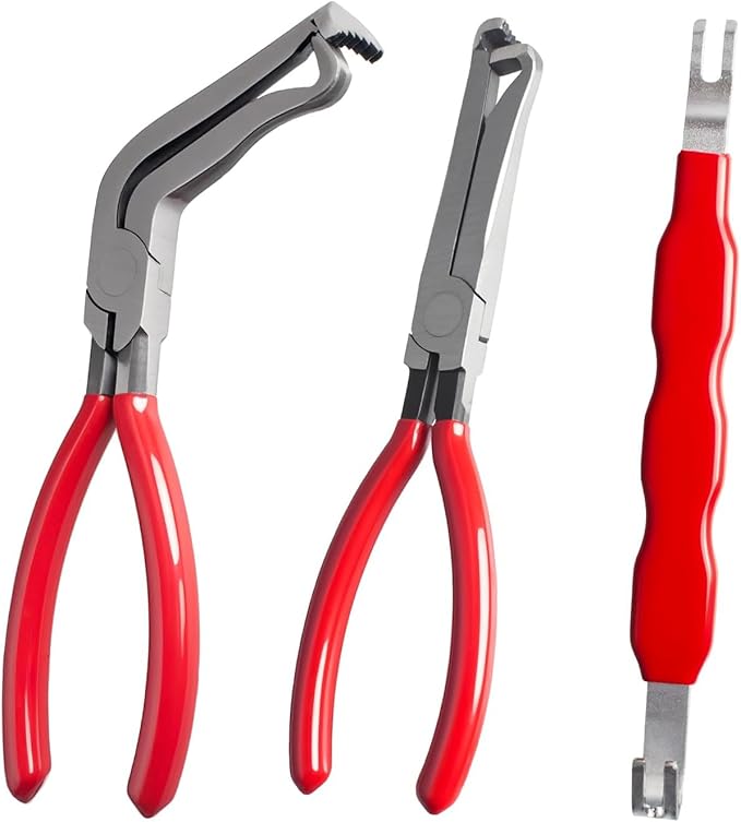 3PCS Electrical Disconnect Pliers, Upgrade Electrical Connector Pliers, Automotive Electrical Connector Removal Tool, Automotive Electrical Terminal Connector Separator Removal Tool for Cars