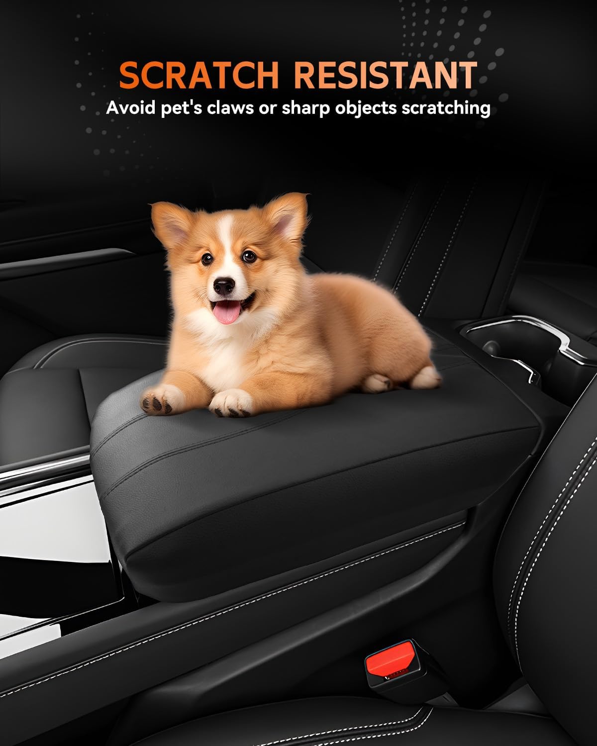 CDEFG for 2025 2026 GMC Acadia Center Console Cover Armrest Box Cover Acadia (Elevation, AT4, Denali) Accessories Console Arm Rest Protector