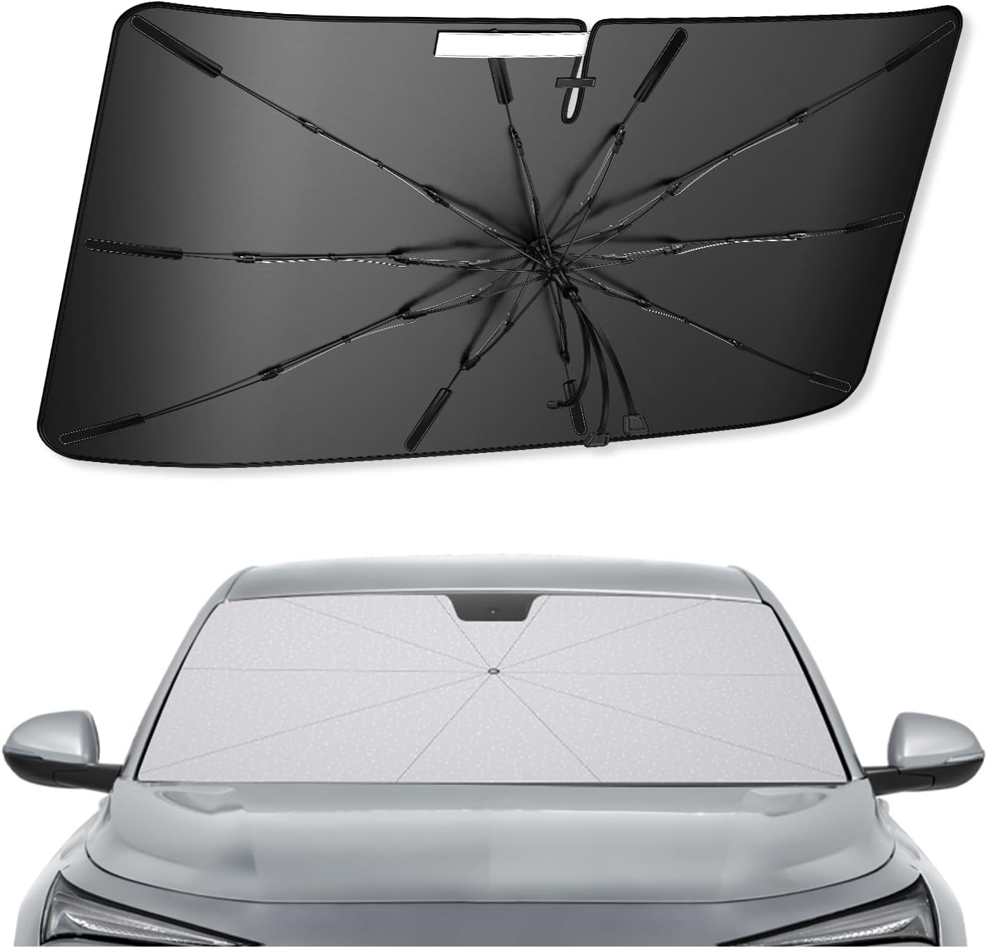 SXCY for 2024 2025 Buick Envista Windshield Umbrella Sunshade [Easier Foldable] for 2024 2025 Buick Envista Accessories 2025 Envista Sunshade Umbrella 2025 Envista Windshield Umbrella Sun Shade