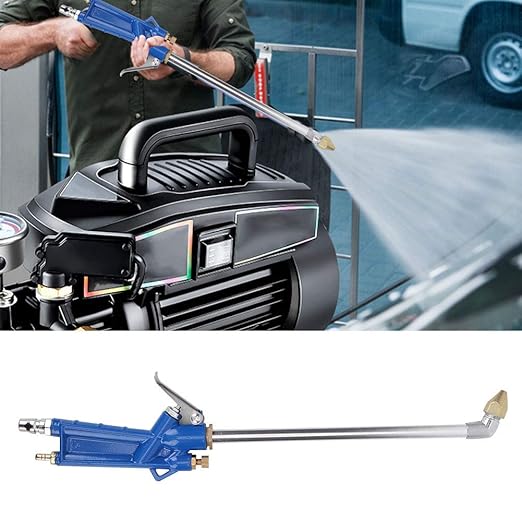 Undercoating Spray Gun for Car,Engine Cleaning Gun,Gun for Spraying The Car,Engine Cleaning Gun 40Cm Car Water Cleaning Gun Engine Oil Cleaner Pneumatic Tool with 1.2M Hose