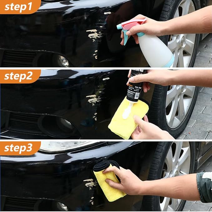 Scratch Remover for Vehicles, 2026 Upgraded Car Scratch Remover Polishing Wax, Car Scratch Repair Paste with Wipe and Sponge for Deep Scratches (3)