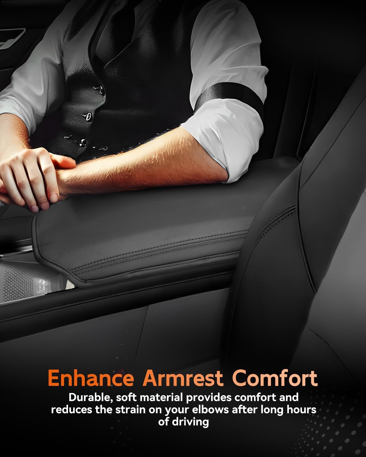 CDEFG for Chevrolet Blazer EV 2024 2025 2026 Center Console Cover Armrest Box Cover for Chevy Blazer EV (LT, RS) Accessories Console Arm Rest Protector