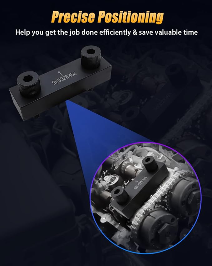 Engine Timing Tool Kit Compatible with Maserati Levante Geberit President 3.0T M156 Engines, Camshaft Timing Locking Tool Set Replaces OEM 900028263 900028363