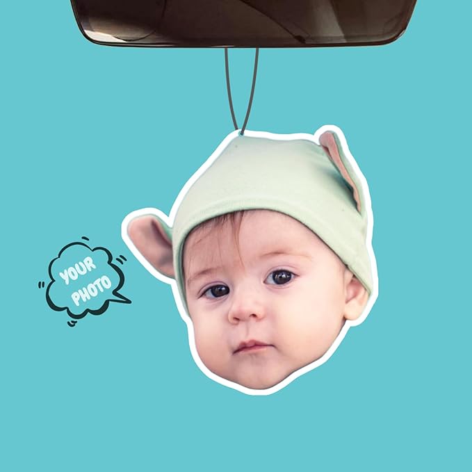 Custom Air Fresheners with Picture, Double Sided Air Fresheners with Custom Photo, Personalized Gift for Valentine’s Day Birthday