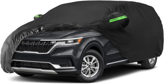 Proadsy 2025 Upgrade Car Cover Custom Fit for Kia Carnival 2022-2025, Waterproof All Weather for Automobiles, Full Exterior Cover Rain Snow Sun Protector Indoor Outdoor Car Cover