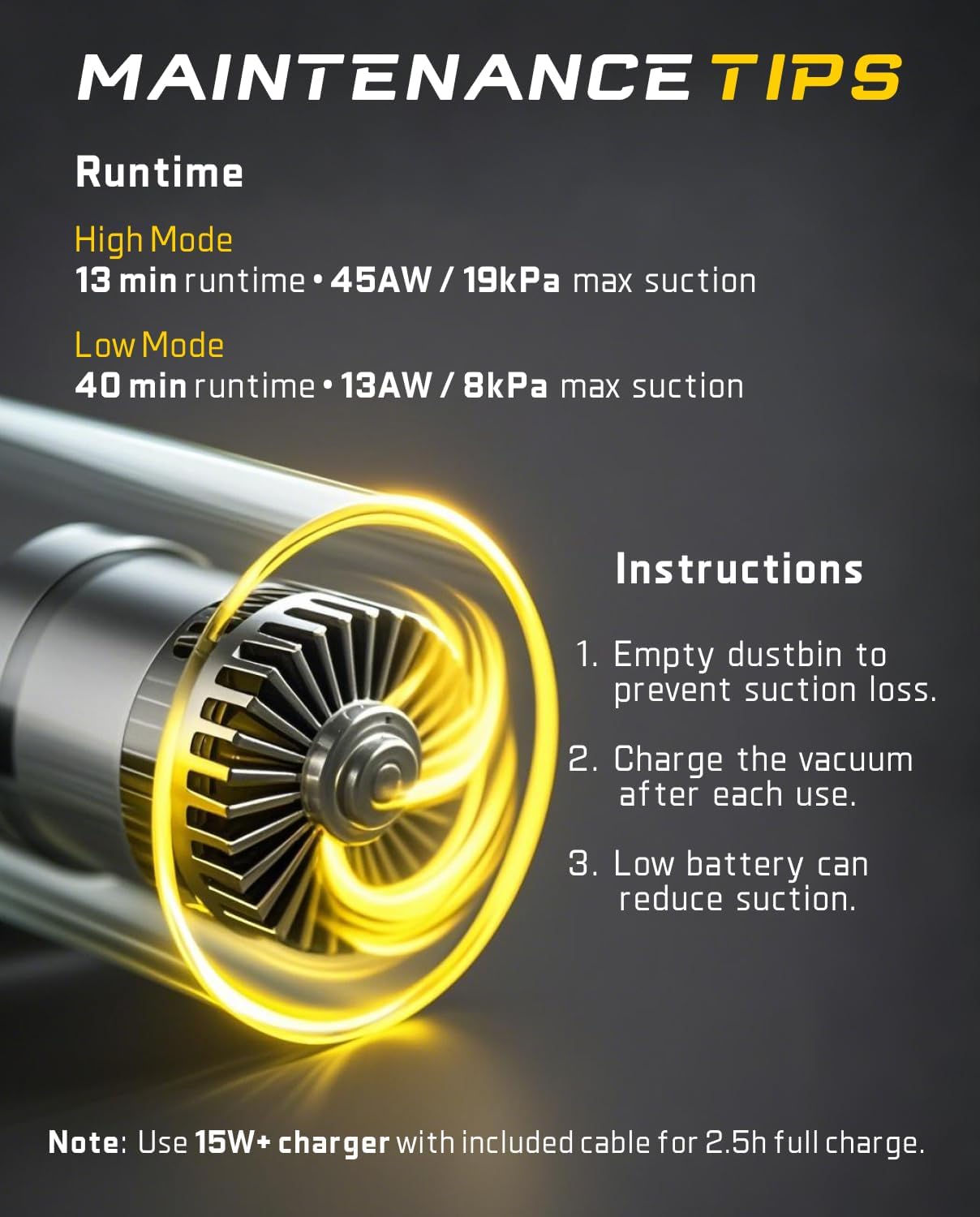 Fanttik Slim V8 APEX Car Vacuum, 4-in-1 Portable Mini Cordless Vacuum with 19000pa Suction Power, Type-C Charge, 2 Suction Modes, Handheld Vacuum for Car, Office Desk, Keyboards (Gray)