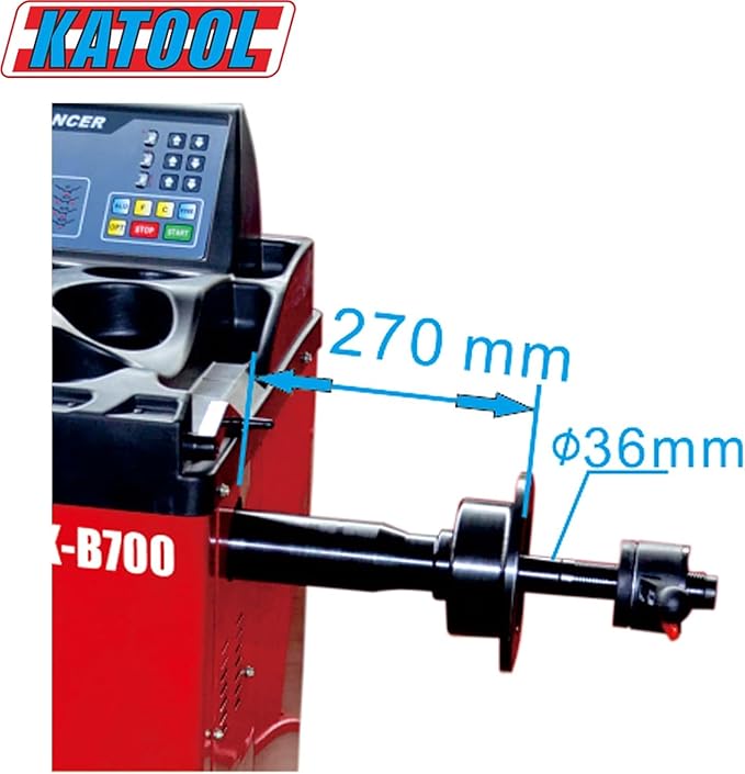 KATOOL 2.0HP Tilt Back Tire Changer Machine Combo with Bead Blaster 28" Turn Table Tire Machine Wheel Balancer Machine Tire Changer Wheel Changers Machine (tilt Back Combo)
