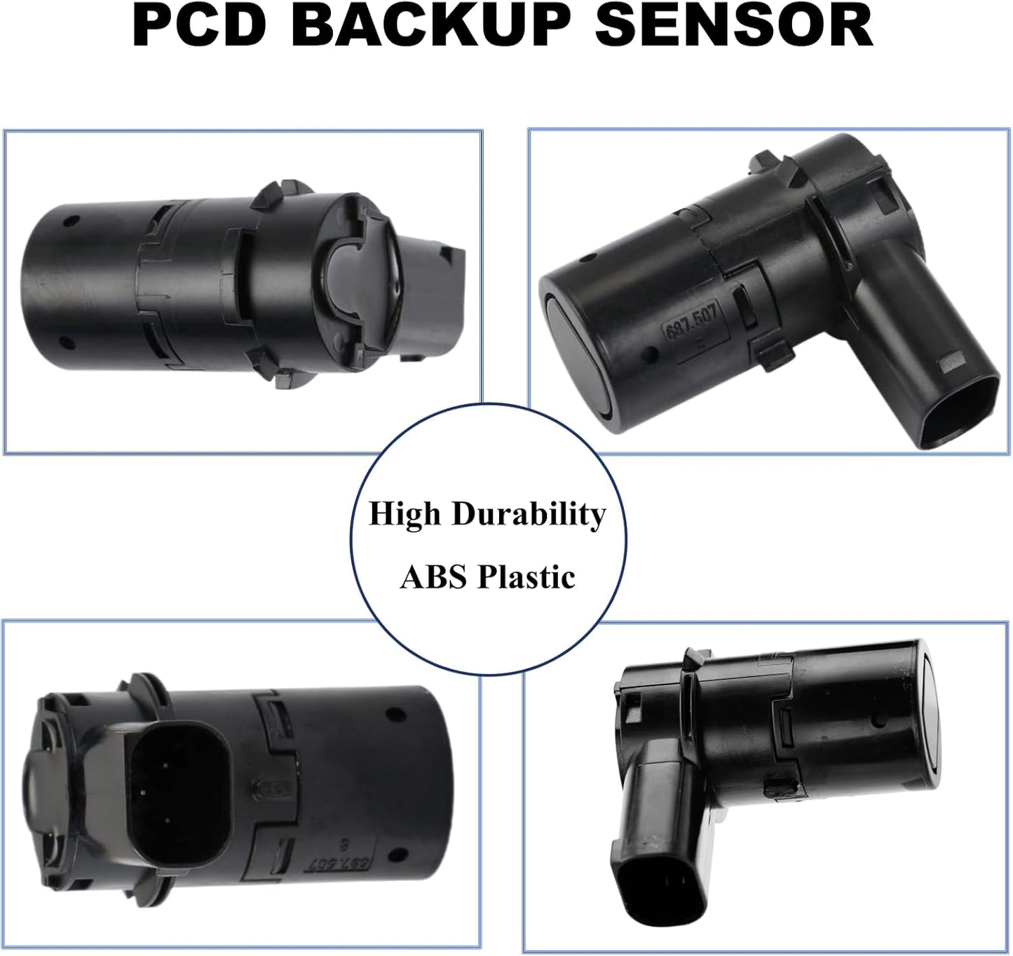 Parking Aid Sensor Fit for 2007-2018 Ford F150 F250 F350 E-150 E-250 Escape Explorer Lincoln Mercury Mariner Mountaineer Backup Rear PDC Parking Sensor Replace# 684-029 3F2Z15K859BA 4F2315K859AA