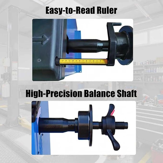 Professional 2.0HP Tire Changer and Wheel Balancer Combo with Bead Blaster Function, 110V Power Supply, 36 Months Warranty, Suitable for 10"-24" Rims (Combo 1)